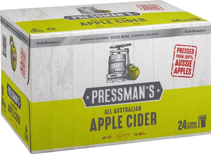 Pressman's Original Apple Cider Bottle 330mL First Choice Liquor Market