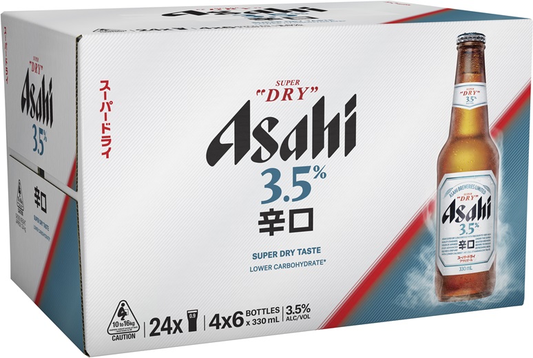 Asahi Super Dry 3.5 Bottle 330mL First Choice Liquor Market