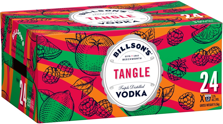 Billson's Fruit Tangle Vodka Mixed Drink Can 355mL First Choice Liquor