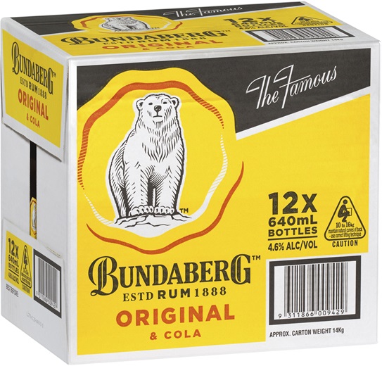 Bundaberg & Cola Bottle 640mL First Choice Liquor Market